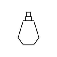 Perfume Minimalistic Thin Icon for Web and Graphic Design, Apps, Banners, Social Network and Cards vector