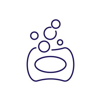 Symbol of Soap for Graphics, Concept, Apps vector