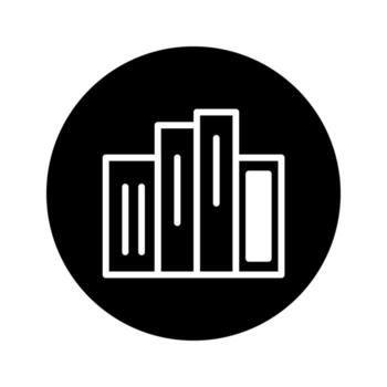 Illustration of bar graph on a black background representing data trends and statistical information for businesses and finance vector