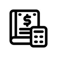 ledger line icon. Clean and minimalist icon for websites and mobile apps. vector