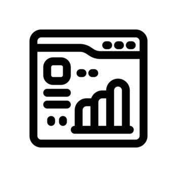 conversion rate line icon. Clean and minimalist icon for websites and mobile apps. vector