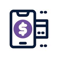 payment duotone icon. Sleek and modern icon for websites, mobile apps, marketing materials, and corporate design. Fully scalable and ready to use. vector