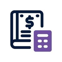 ledger duotone icon. Sleek and modern icon for websites, mobile apps, marketing materials, and corporate design. Fully scalable and ready to use. vector