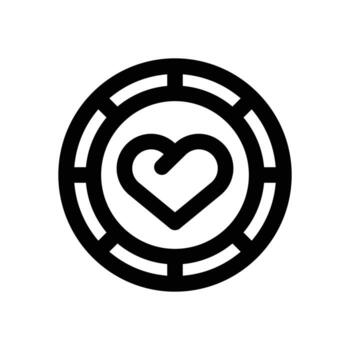 token line icon. Clean and minimalist icon for websites and mobile apps. vector