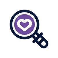 find dual tone icon. Sleek and modern icon for websites and mobile apps. vector