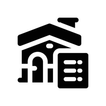 inspection glyph icon. Strong and solid icon for websites, mobile interfaces, presentations, and visual branding. High quality and easy to edit. vector