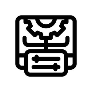 configure line icon. Clean and minimalist icon for websites and mobile apps. vector