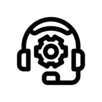 tech service line icon. Clean and minimalist icon for websites and mobile apps. vector