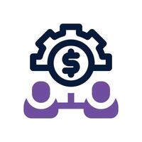 human capital duotone icon. Sleek and modern icon for websites, mobile apps, marketing materials, and corporate design. Fully scalable and ready to use. vector