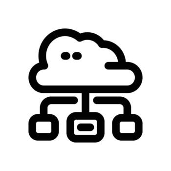 infraestructura línea icono. limpiar y minimalista icono para sitios web, móvil aplicaciones, presentaciones, y logotipos completamente escalable y personalizable para ninguna proyecto. vector