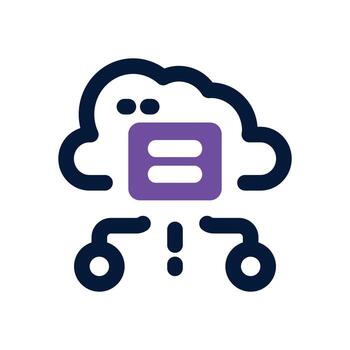 hierarchical structure duotone icon. Sleek and modern icon for websites, mobile apps, marketing materials, and corporate design. Fully scalable and ready to use. vector