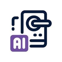 smart lock duotone icon. Sleek and modern icon for websites, mobile apps, marketing materials, and corporate design. Fully scalable and ready to use. vector