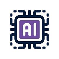 chip duotone icon. Sleek and modern icon for websites, mobile apps, marketing materials, and corporate design. Fully scalable and ready to use. vector