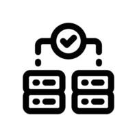 fixed line icon. Clean and minimalist icon for websites and mobile apps. vector