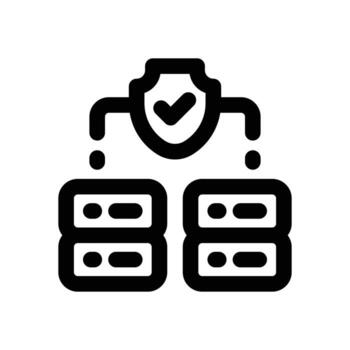 antivirus line icon. Clean and minimalist icon for websites, mobile apps, presentations, and logos. Fully scalable and customizable for any project. vector