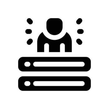 técnico apoyo glifo icono. fuerte y sólido icono para sitios web, móvil interfaces, presentaciones, y visual marca. alto calidad y fácil a editar. vector