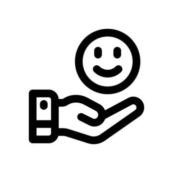 good review line icon. Clean and minimalist icon for websites, mobile apps, presentations, and logos. Fully scalable and customizable for any project. vector