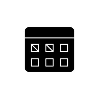 class schedule, calendar, timetable, schedule icon vector