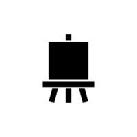 art easel, canvas, drawing, paint, easel icon vector