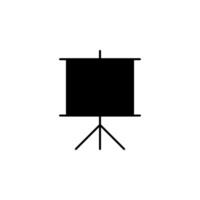 art easel, canvas, drawing, paint icon vector
