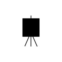 art easel, canvas, drawing, easel icon vector