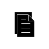 writing paper, copywriting, article, pen, document icon vector