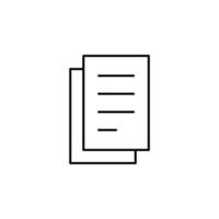 paper, document, page, sheet icon vector