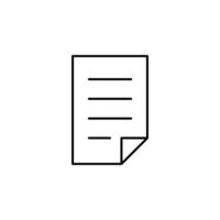 paper, document, file, sheet icon vector