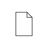 paper, document, file, page icon vector