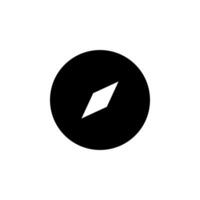 compass, navigation icon vector