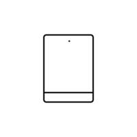 tablet, tab, gadget, screen icon vector