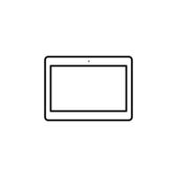 tablet, tab, gadget, device icon vector
