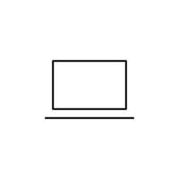 laptop, computer, device icon vector