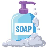 Soap cleaning product icon isolated on white background vector