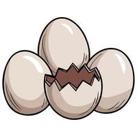 Turtle eggs buried in sandy nest wildlife illustration on white background vector