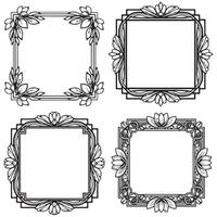 Classic Engraved Decorative Guilloche Pattern Border vector