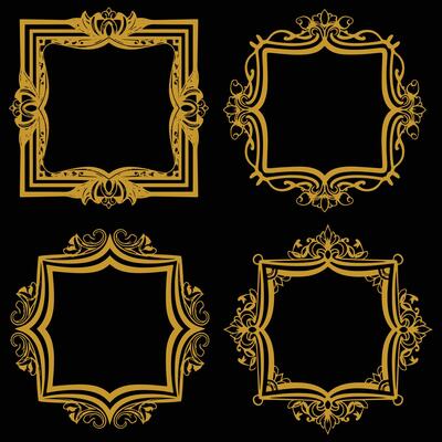Radiant Floral Frames Premium Decorative Set Packs Dreamy Vibes