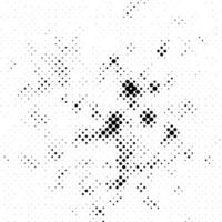 Grunge halftone texture. Comic pixelated spots and drops. Dirty white and black canvas. Dotted wallpaper. vector