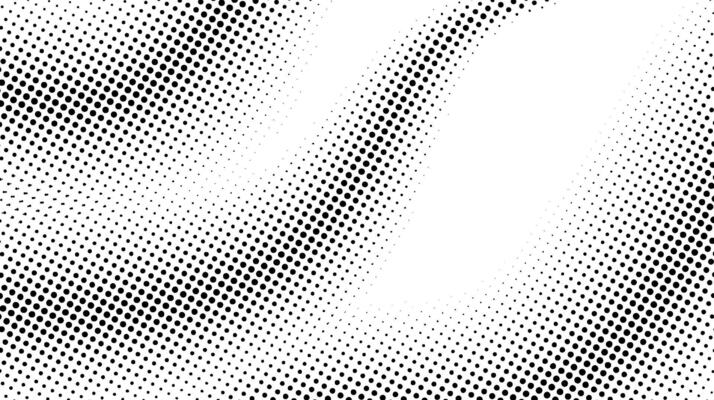 Halftone background. Comic halftone pop art texture. White and black abstract