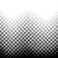 Halftone gradient background. Grunge halftone pop art texture with vanishing effect. White and black faded grainy wallpaper. Retro backdrop vector
