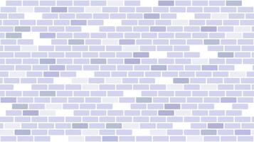 Brick wall seamless pattern. Gray brickwork repeating texture. Bricks masonry background vector