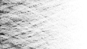 Halftone grunge bitmap texture. Comic style pixel grain background. Pop art faded textured frame. Speckle gradient effect. Dotted particles wallpaper. Pixelated backdrop vector