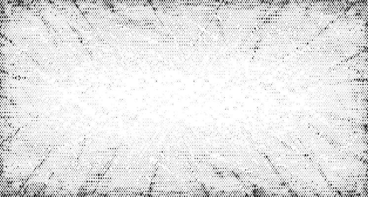Halftone grunge texture. Comic style grain background. Pop art faded frame. Grunge speckle effect. Dotted particles print wallpaper. Pixelated mosaic backdrop