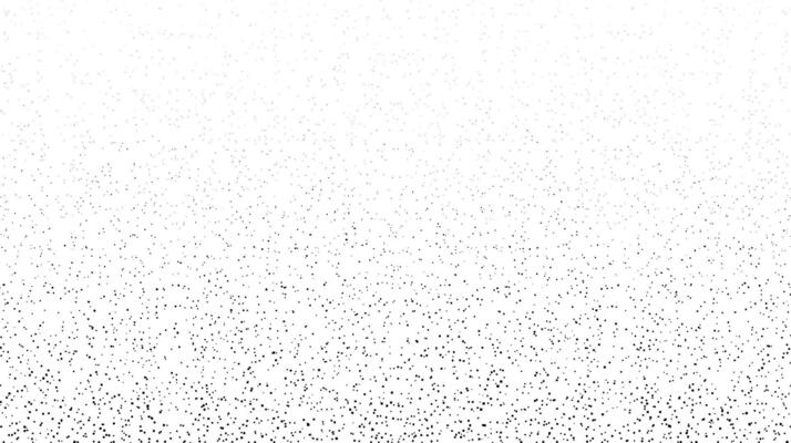 Grunge bitmap pixel texture. Square noise particles background. Abstract dotted fading pattern. Speckle gradient effect. Pixelated backdrop