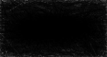 Grunge texture background. Overlay dots texture. Abstract grain on black background. Grungy speckle effect. Mosaic print distressed wallpaper. Pixelated particles backdrop. vector