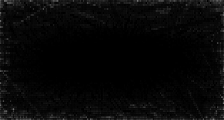 Grunge texture background. Overlay dots texture. Abstract grain on black background. Grungy speckle effect. Mosaic print distressed wallpaper. Pixelated particles backdrop.