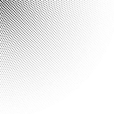 Halftone fading texture. Comic style grain background. Pop art grunge texture. Round particles and speckles wallpaper. Pixelated gradient