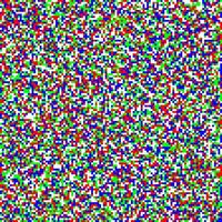 Seamless pixelated tv noise texture. Television signal noise grain. Screen interferences and glitches. Grunge vector