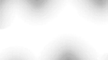 Halftone background. Grunge halftone pop art texture with vanishing effect. White and black faded wavy wallpaper. Rretro backdrop vector