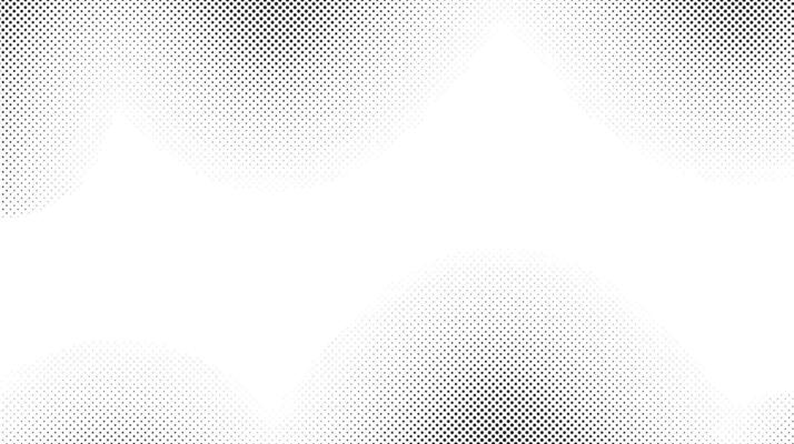 Halftone background. Grunge halftone pop art texture with vanishing effect. White and black faded wavy wallpaper. Rretro backdrop